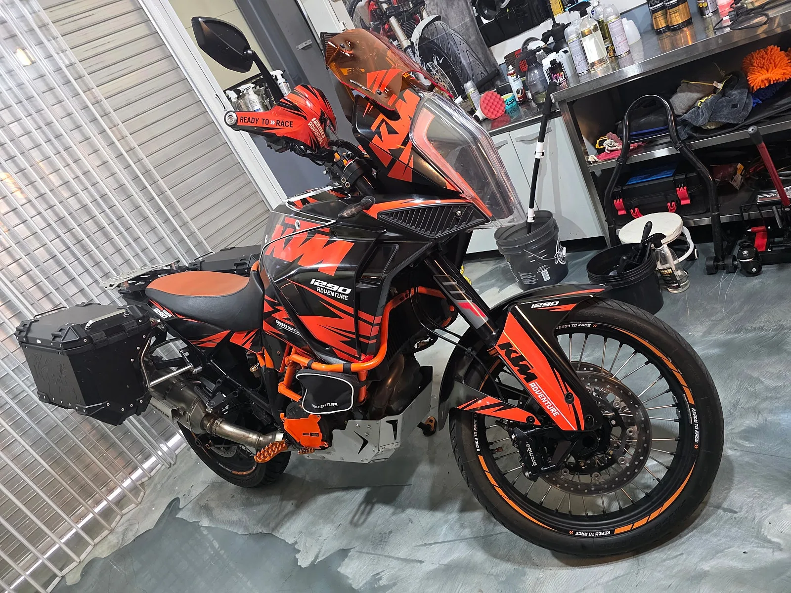 KTM 1290 슈퍼 어드벤처 R 2019 오렌지
