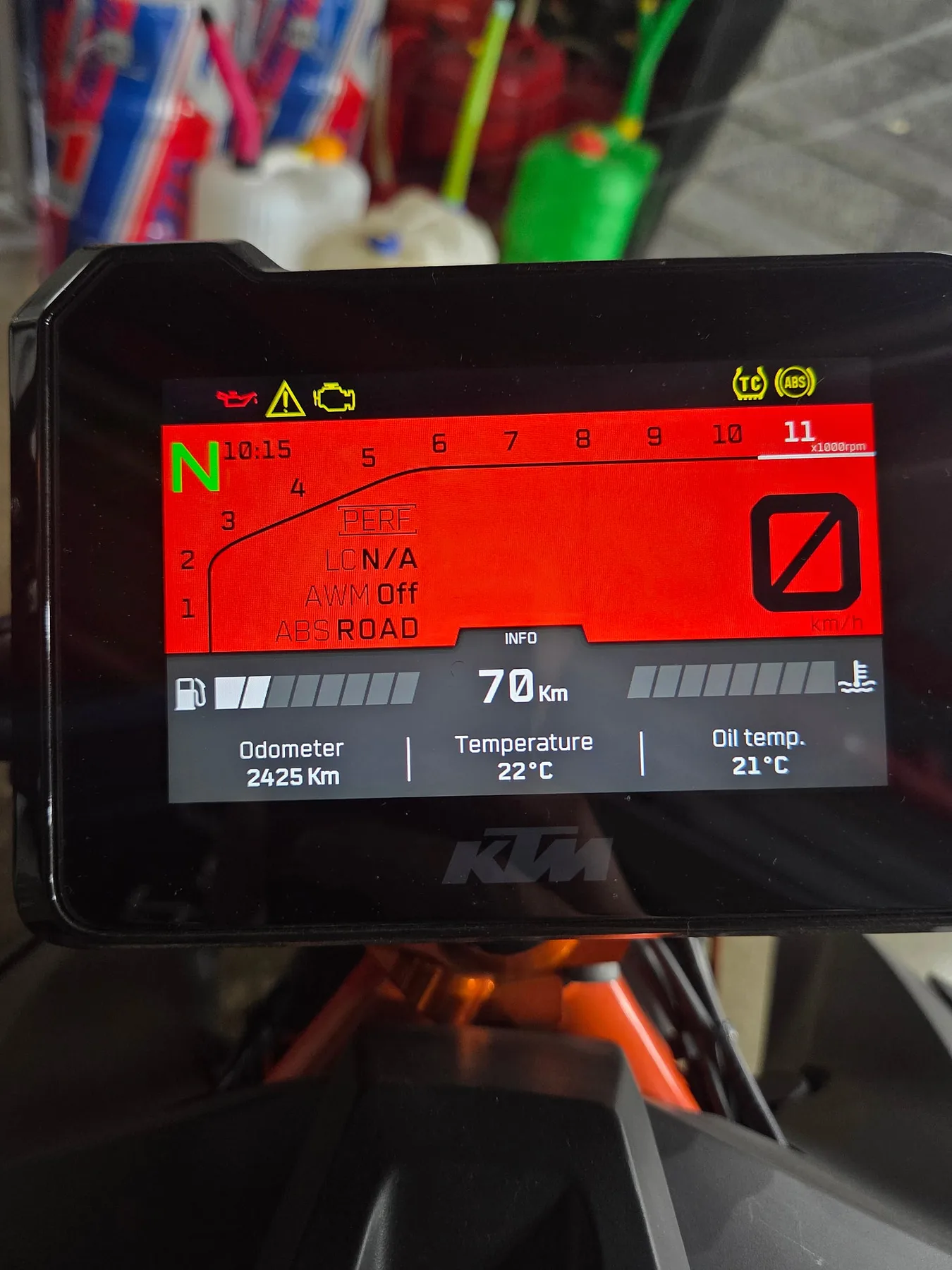 KTM 1290 슈퍼듀크 R 2022 오렌지 사진 5