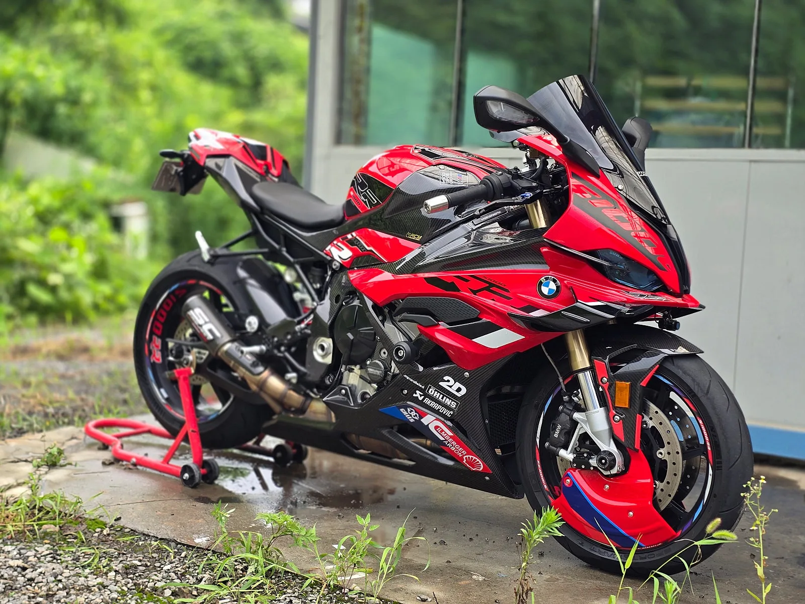 BMW S 1000 RR 레이스팩 2023 레드 사진 4