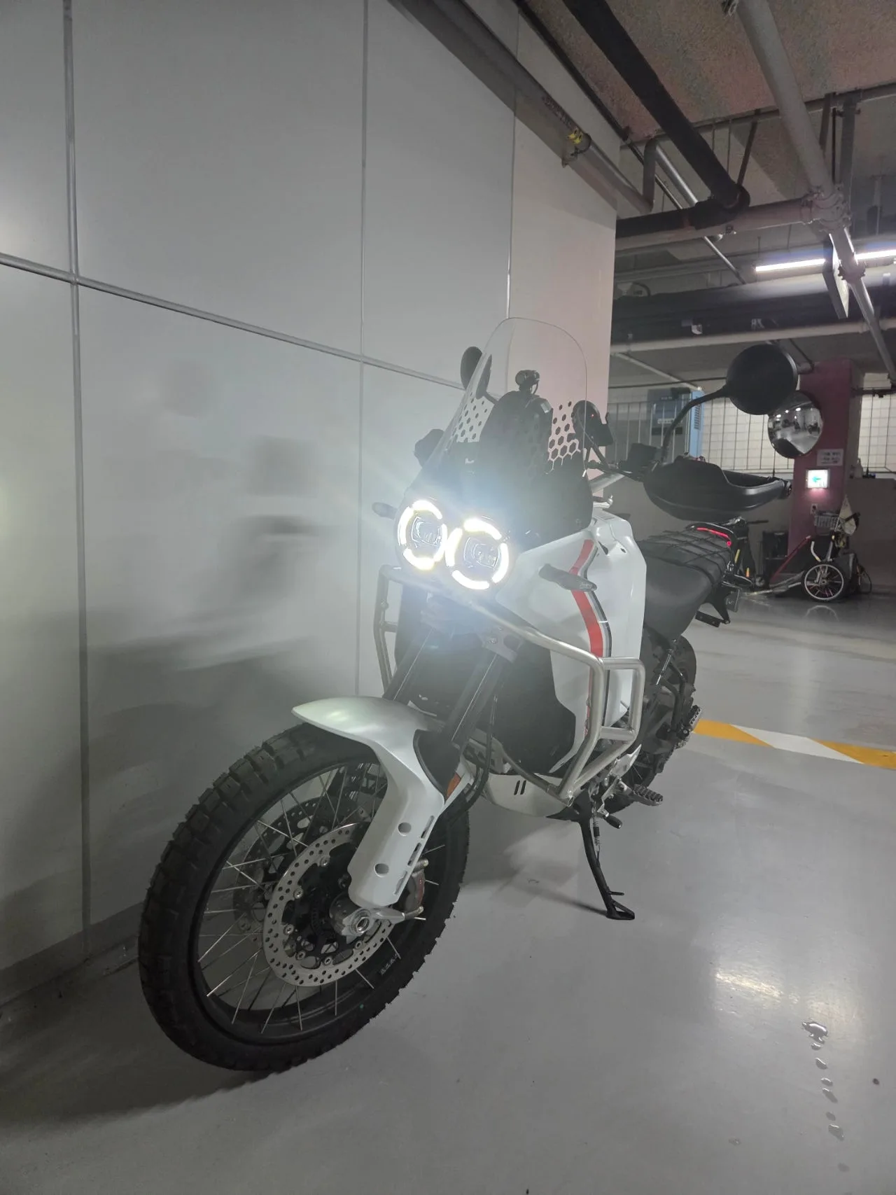 두카티 데저트 X 2024 화이트