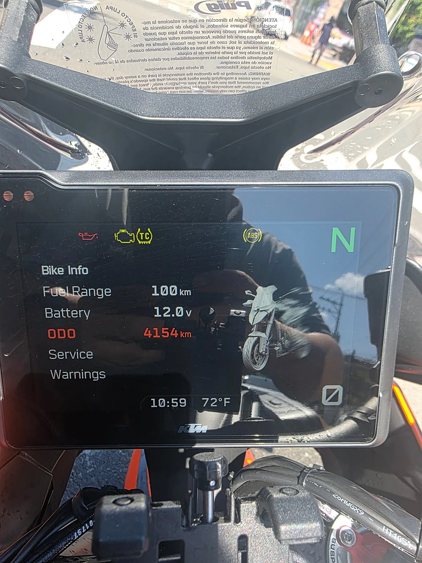 KTM 1290 슈퍼듀크 GT 2022 레드 사진 1