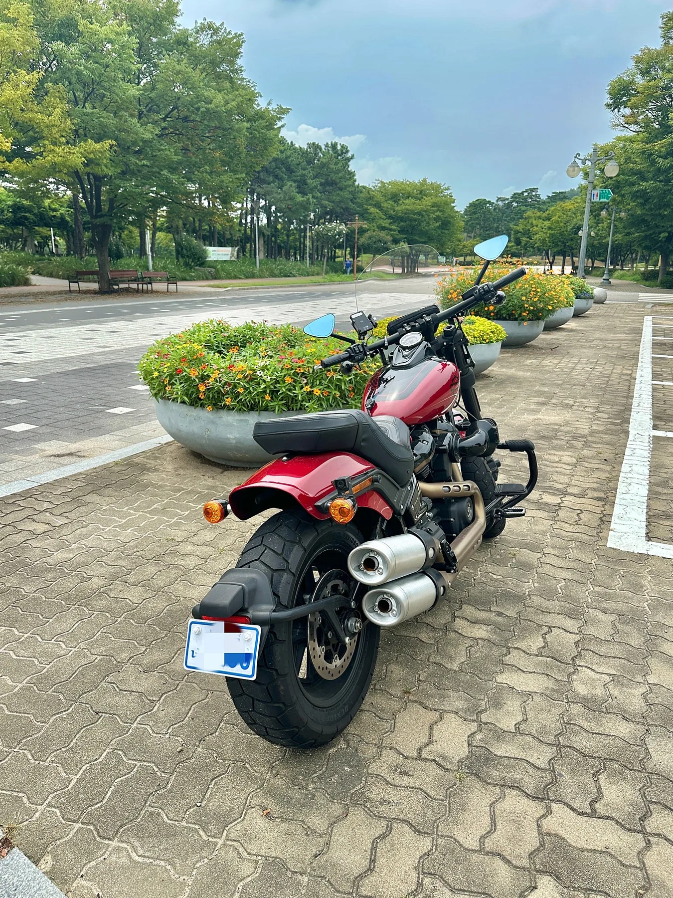 할리데이비슨 팻밥 114 2021 레드 사진 6