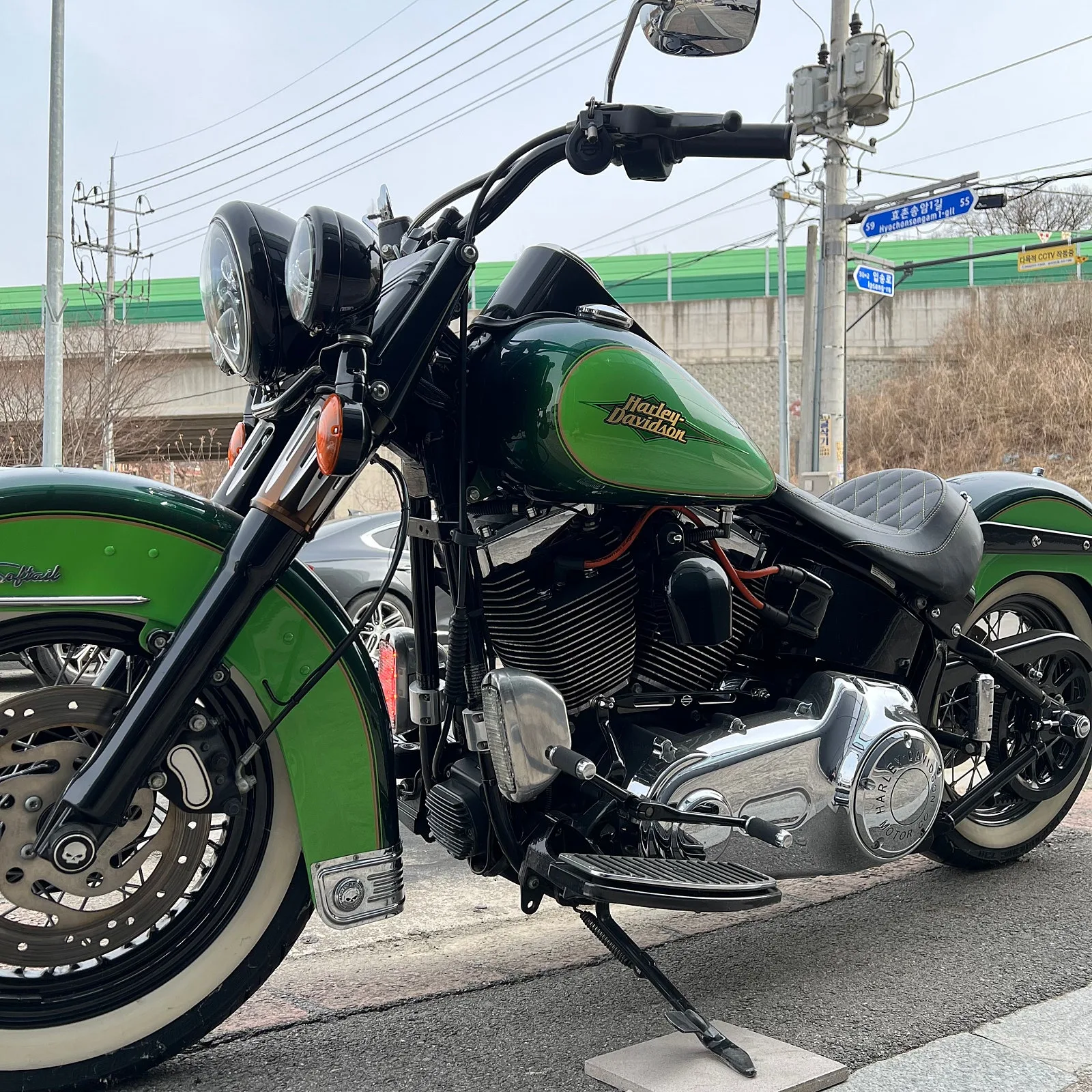 할리데이비슨 헤리티지 소프테일 클래식 2007 투톤 그린 사진 8