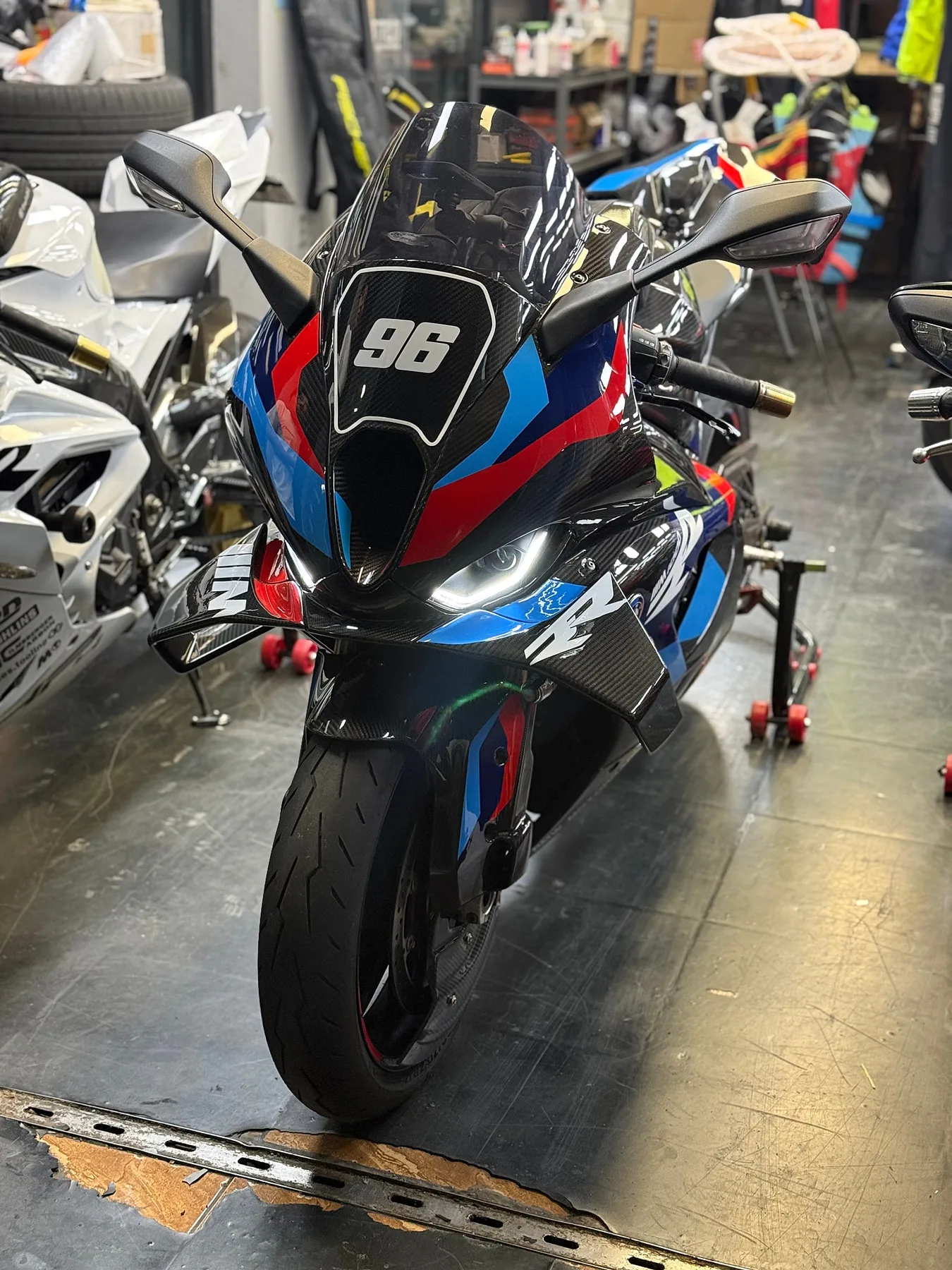 BMW S 1000 RR 레이스팩 2020 블랙 사진 1