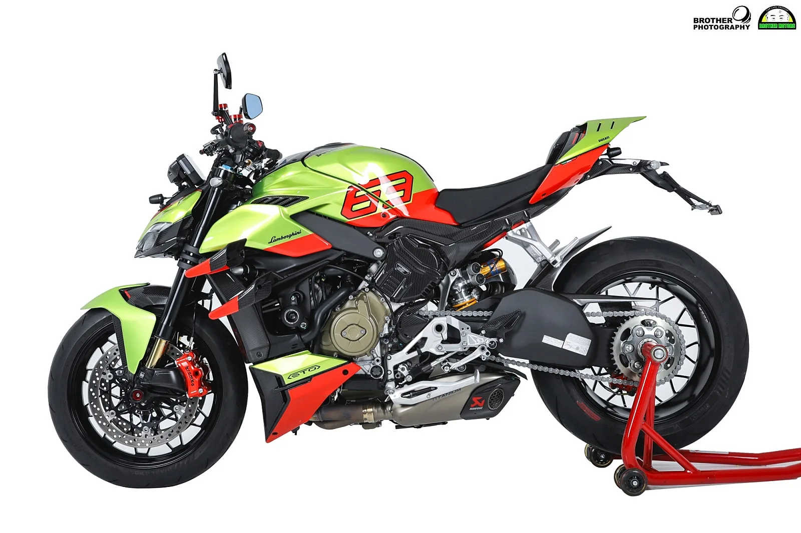 두카티 스트리트파이터 V4 람보르기니 에디션 2023 옐로 사진 1
