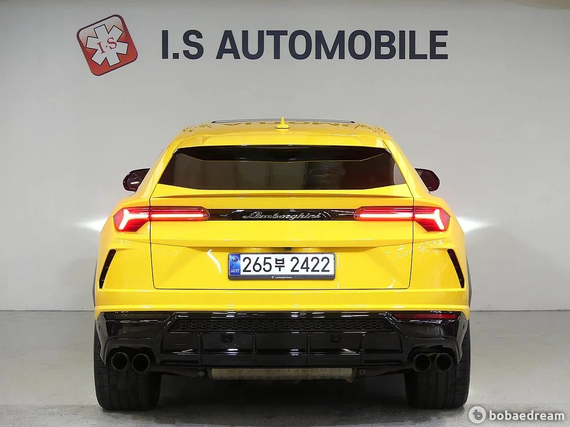람보르기니 우루스 4.0 V8 2022 노란색 사진 3