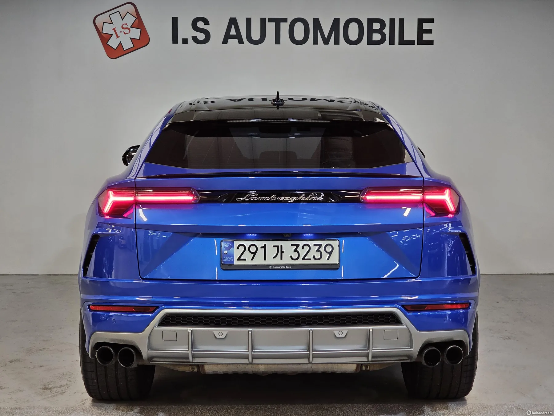 람보르기니 우루스 4.0 V8 2021 파란색 사진 3