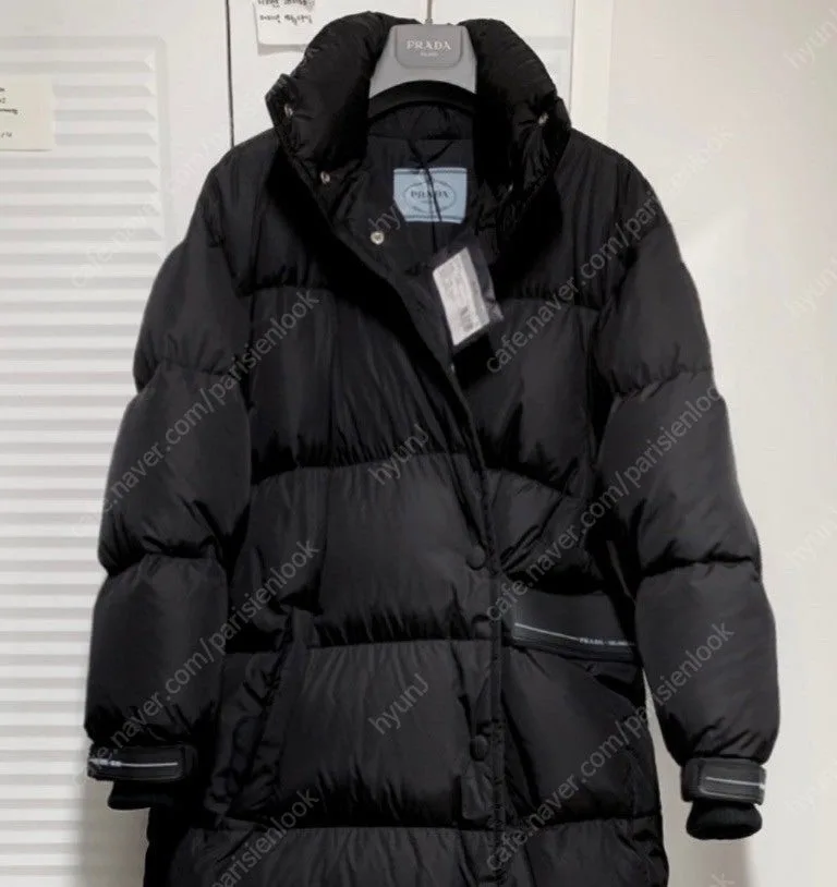 프라다 PRADA/프라다블랙구스다운롱패딩 사진 3