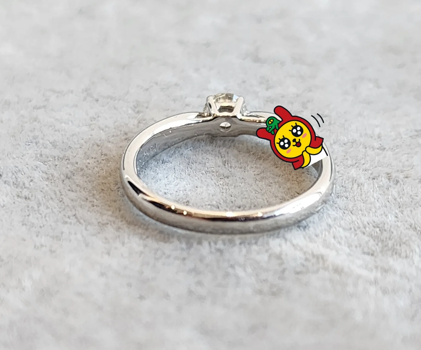 티파니앤코 (정품)티파니앤코 하모니 솔리 테어 웨딩 링 0.25ct 사진 7