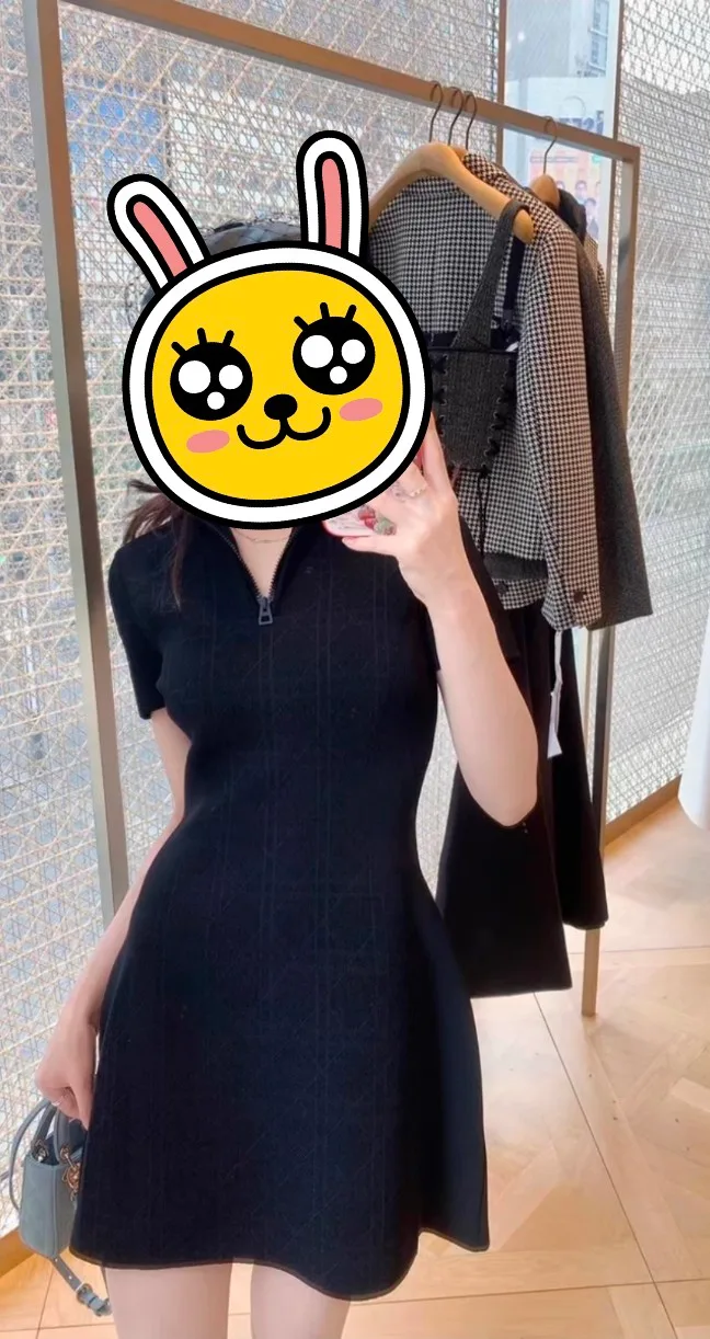 디올 다돌 까나쥬 비스코스 원피스