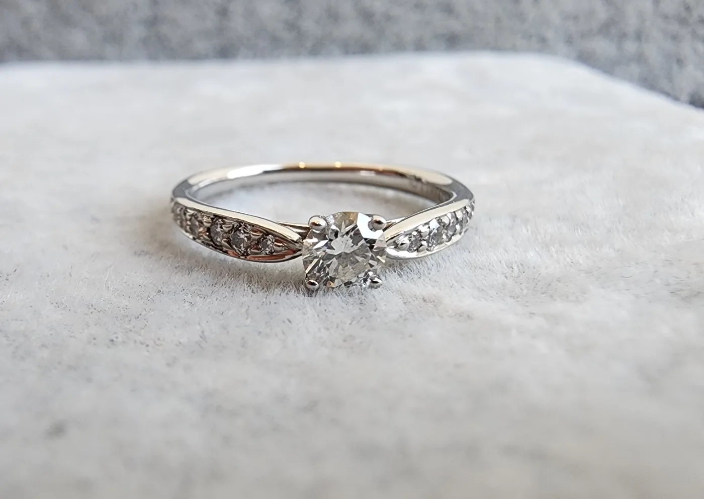 티파니앤코 (정품)티파니앤코 하모니 라운드 브릴리언 트 웨딩 링 0.23ct/플래티늄( PT950) 사진 1