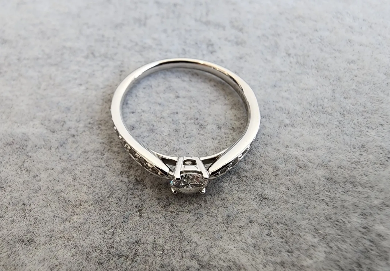 티파니앤코 (정품)티파니앤코 하모니 라운드 브릴리언 트 웨딩 링 0.23ct/플래티늄( PT950) 사진 5