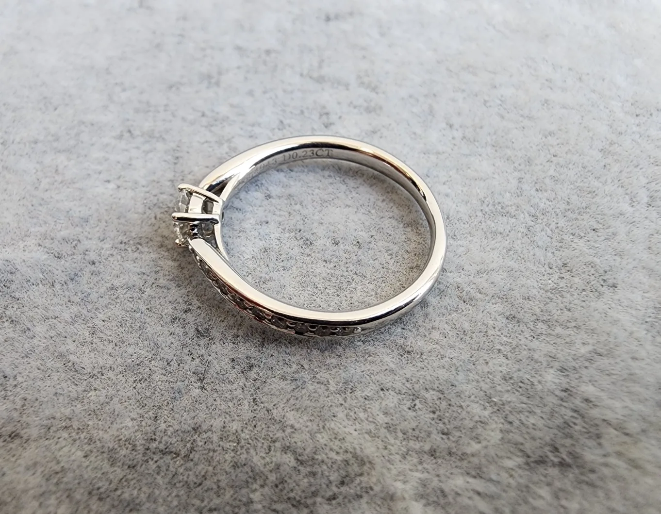 티파니앤코 (정품)티파니앤코 하모니 라운드 브릴리언 트 웨딩 링 0.23ct/플래티늄( PT950) 사진 6