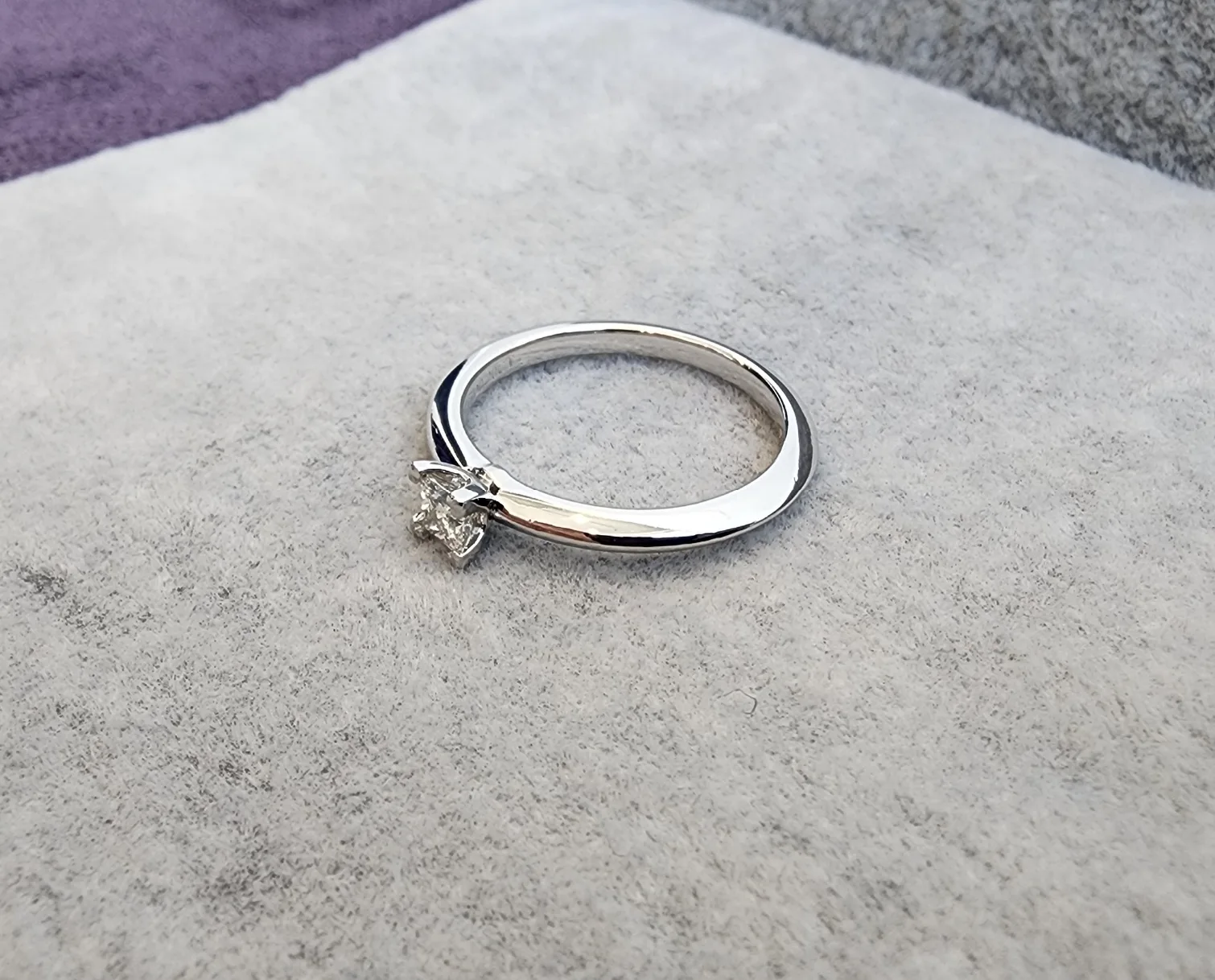 티파니앤코 (정품) 트루 다이아몬드 웨 딩링 0.20ct 사진 7