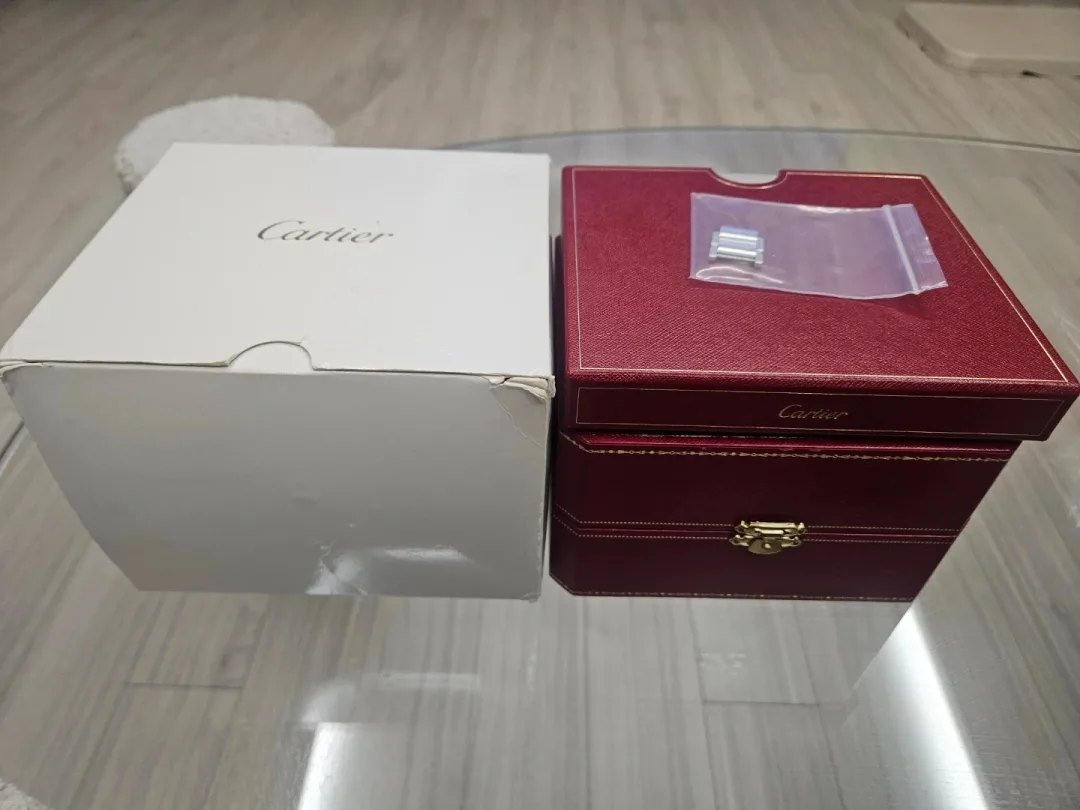 까르띠에 탱크 프랑세 18K 화골다이아 사진 7