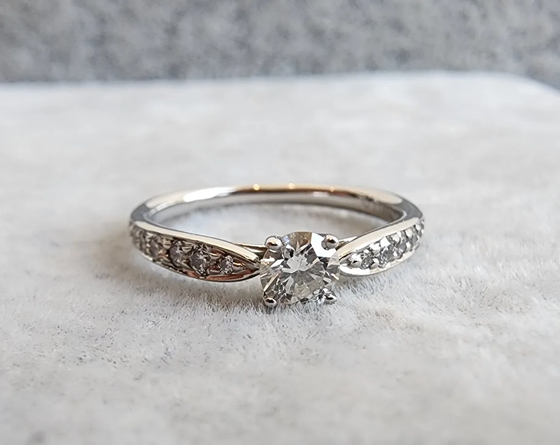 티파니앤코 (정품)티파니앤코 하모니 라운드 브릴리언 트 웨딩 링 0.23ct/플래티늄( PT950) 사진 4