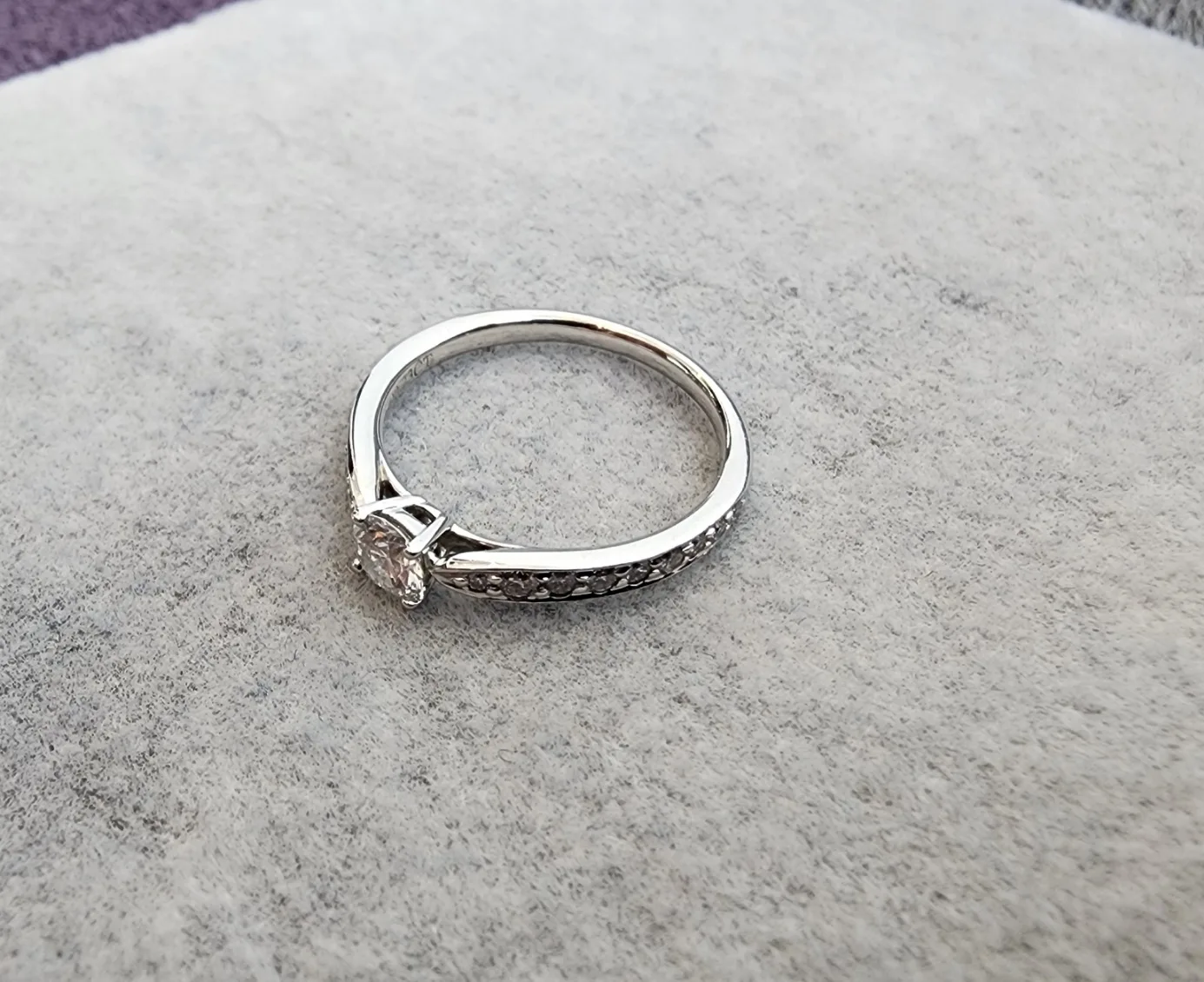 티파니앤코 (정품)티파니앤코 하모니 라운드 브릴리언 트 웨딩 링 0.23ct/플래티늄( PT950) 사진 5