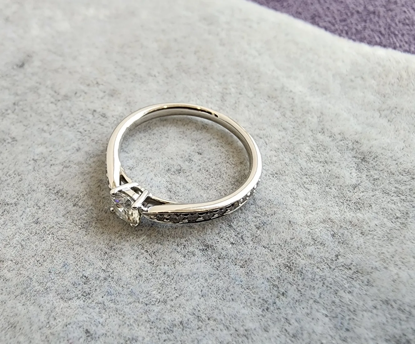 티파니앤코 (정품)티파니앤코 하모니 라운드 브릴리언 트 웨딩 링 0.23ct/플래티늄( PT950) 사진 8