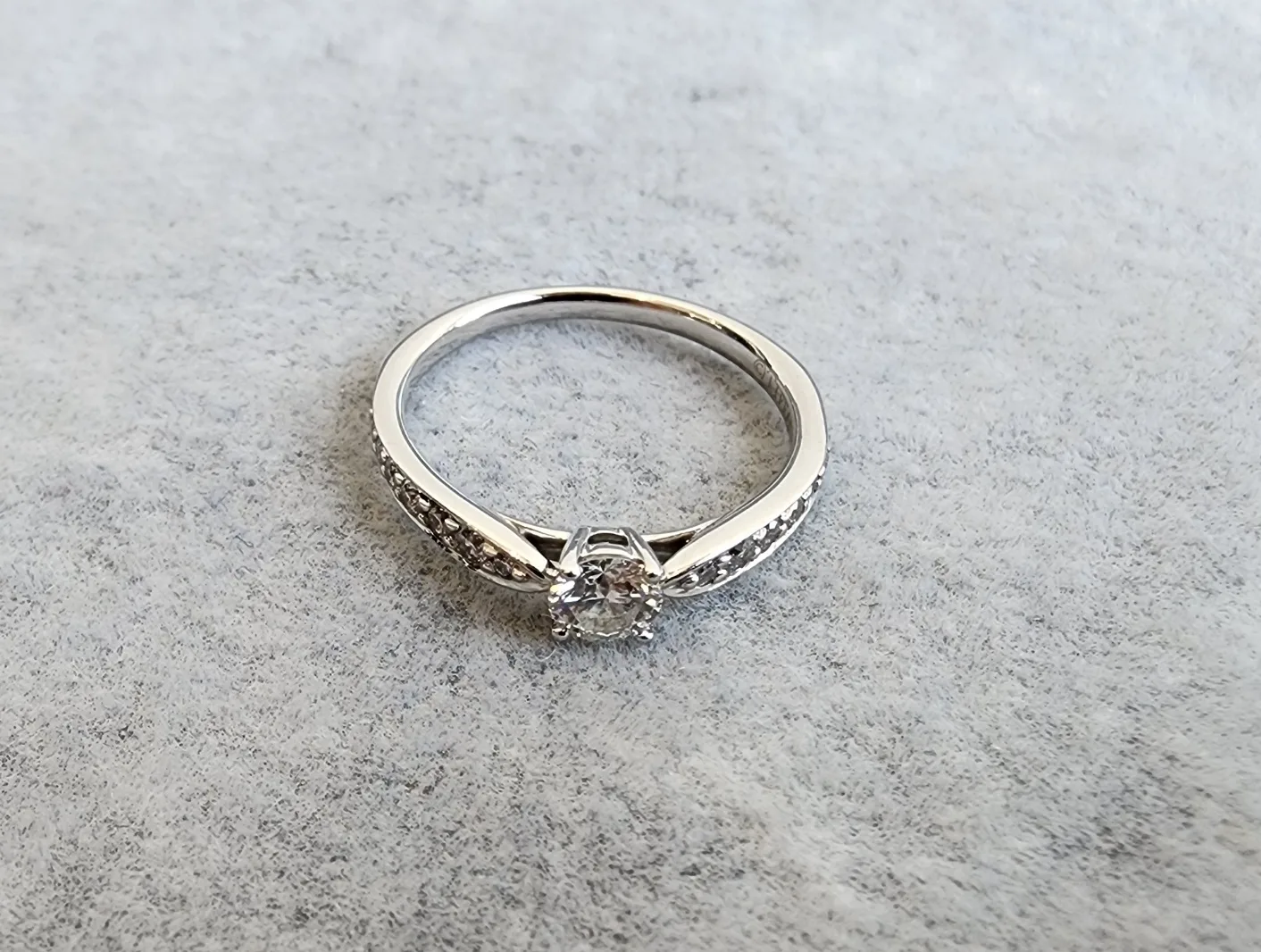 티파니앤코 (정품)티파니앤코 하모니 라운드 브릴리언 트 웨딩 링 0.23ct/플래티늄( PT950) 사진 5