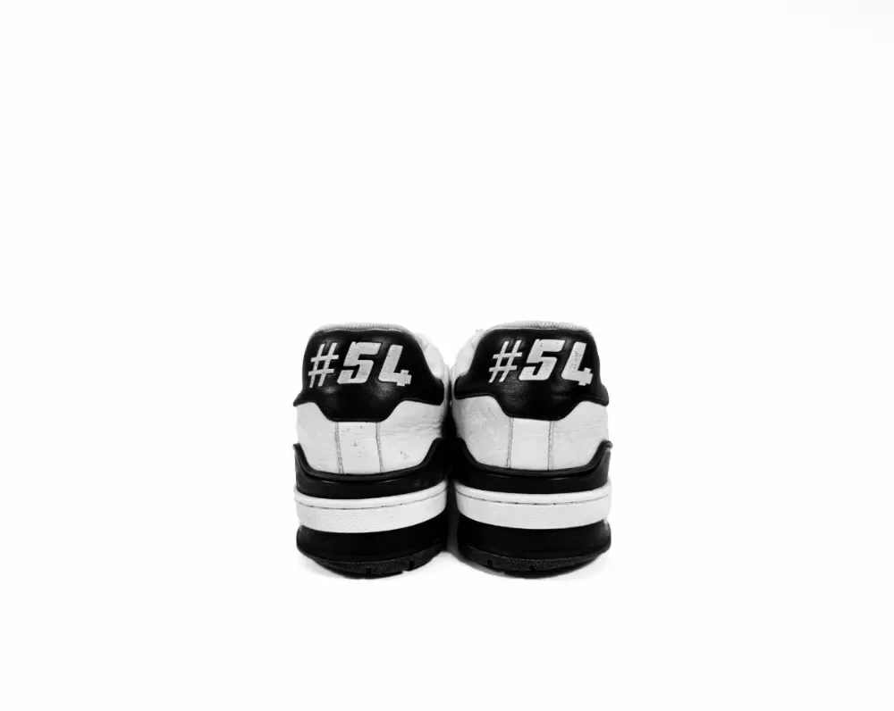 루이비통 LV 모노그램 트레이너 스니커즈 블랙 사진 4