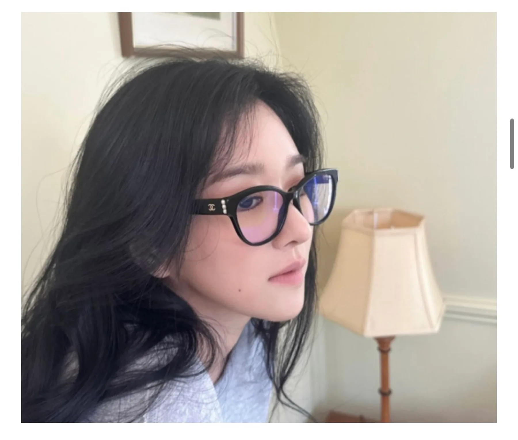 샤넬 서예지 진주 안경 팝니다. 사진 1