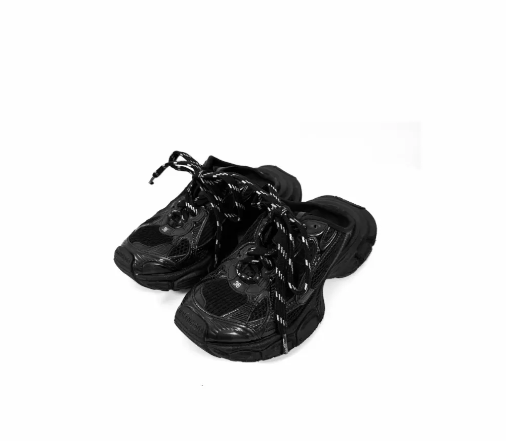 발렌시아가 3XL 스니커즈 뮬 슬리퍼 블랙 사진 1