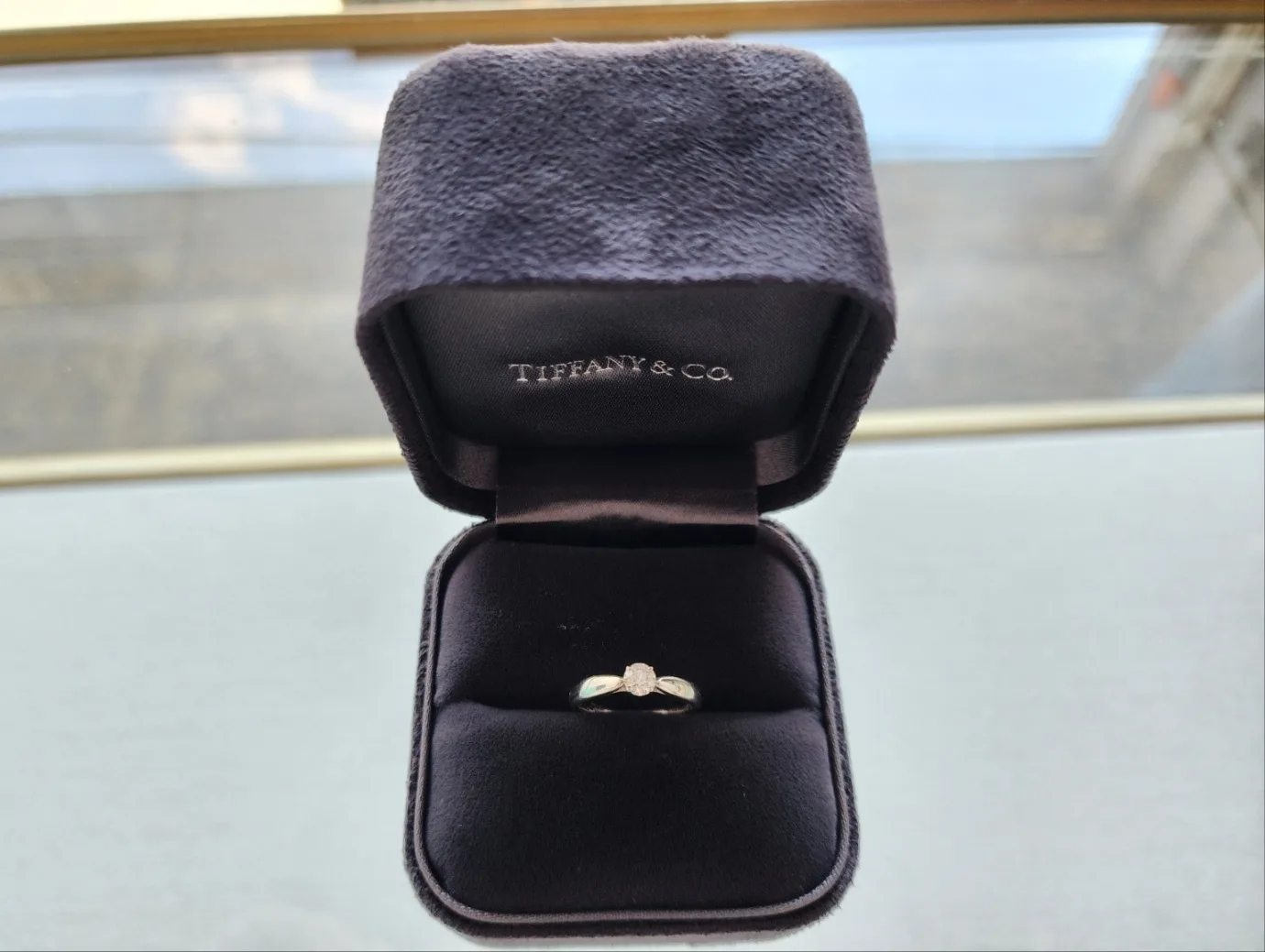 티파니앤코 (정품)티파니앤코 하모니 솔리 테어 웨딩 링 0.25ct 사진 4