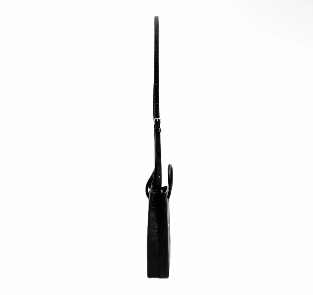 발렌시아가 카프스킨 스마트폰 폰홀더 숄더 크로스백 미니 블랙 사진 6