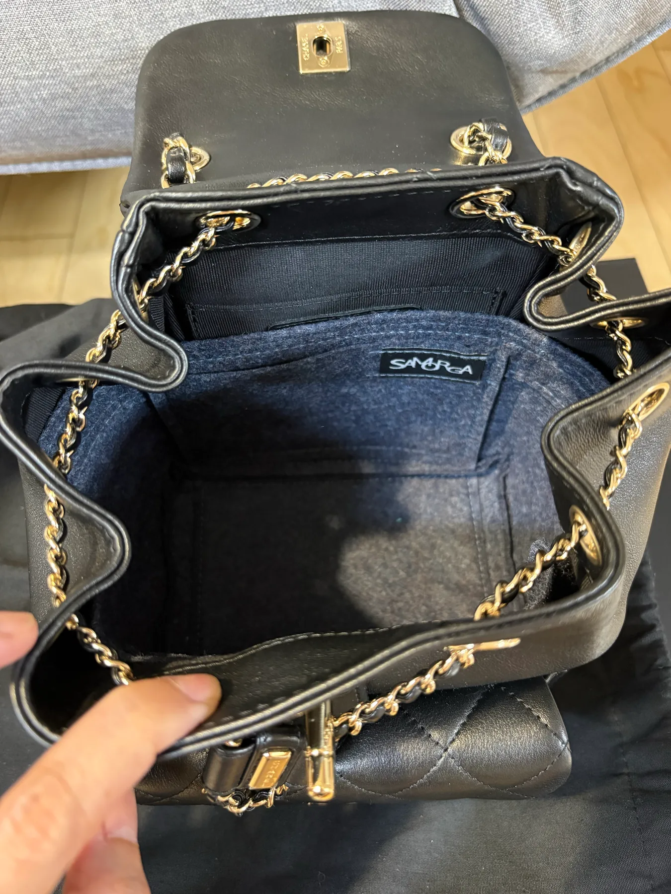 샤넬 듀마백팩 원포켓 사진 2