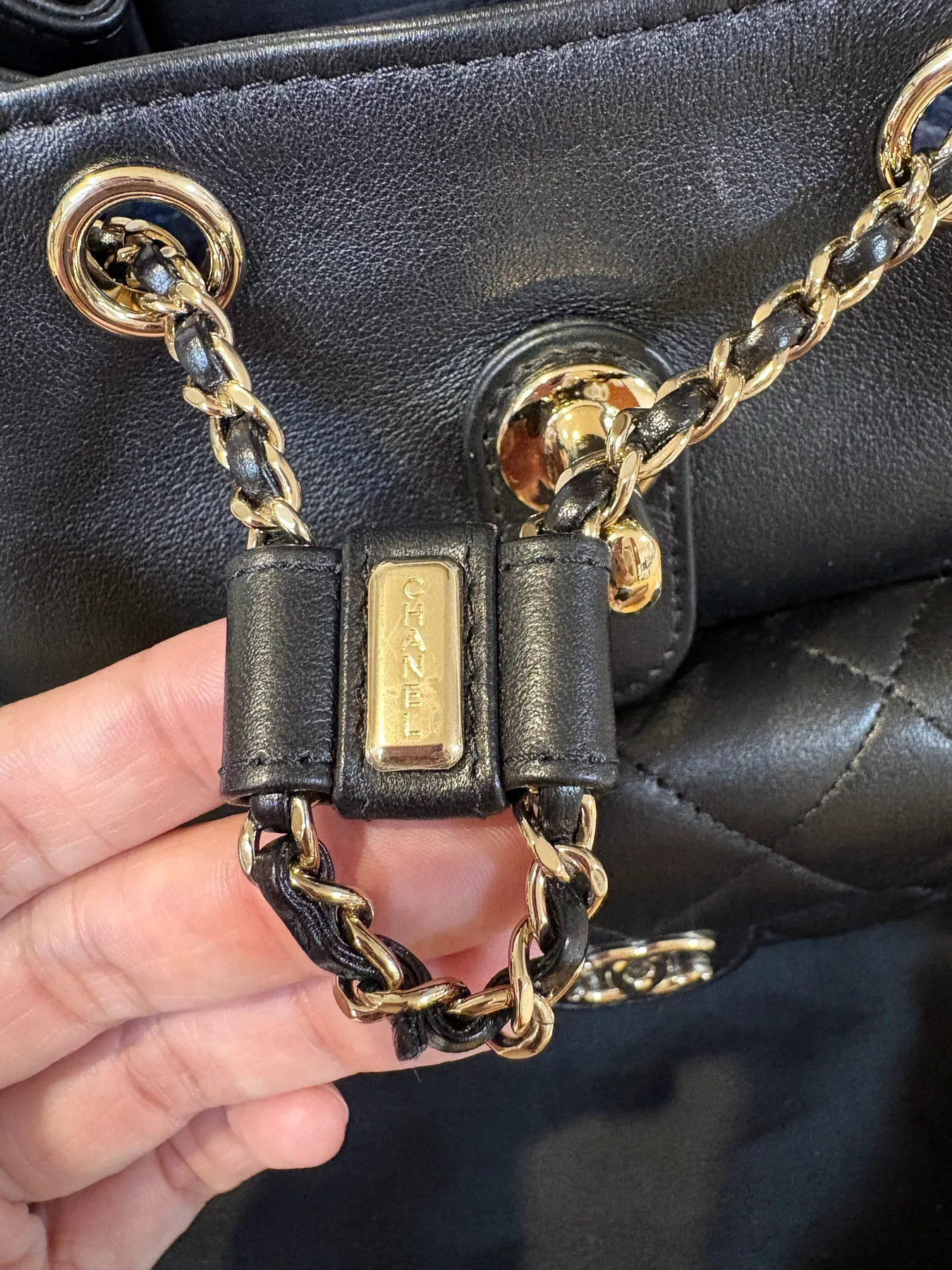 샤넬 듀마백팩 원포켓 사진 4