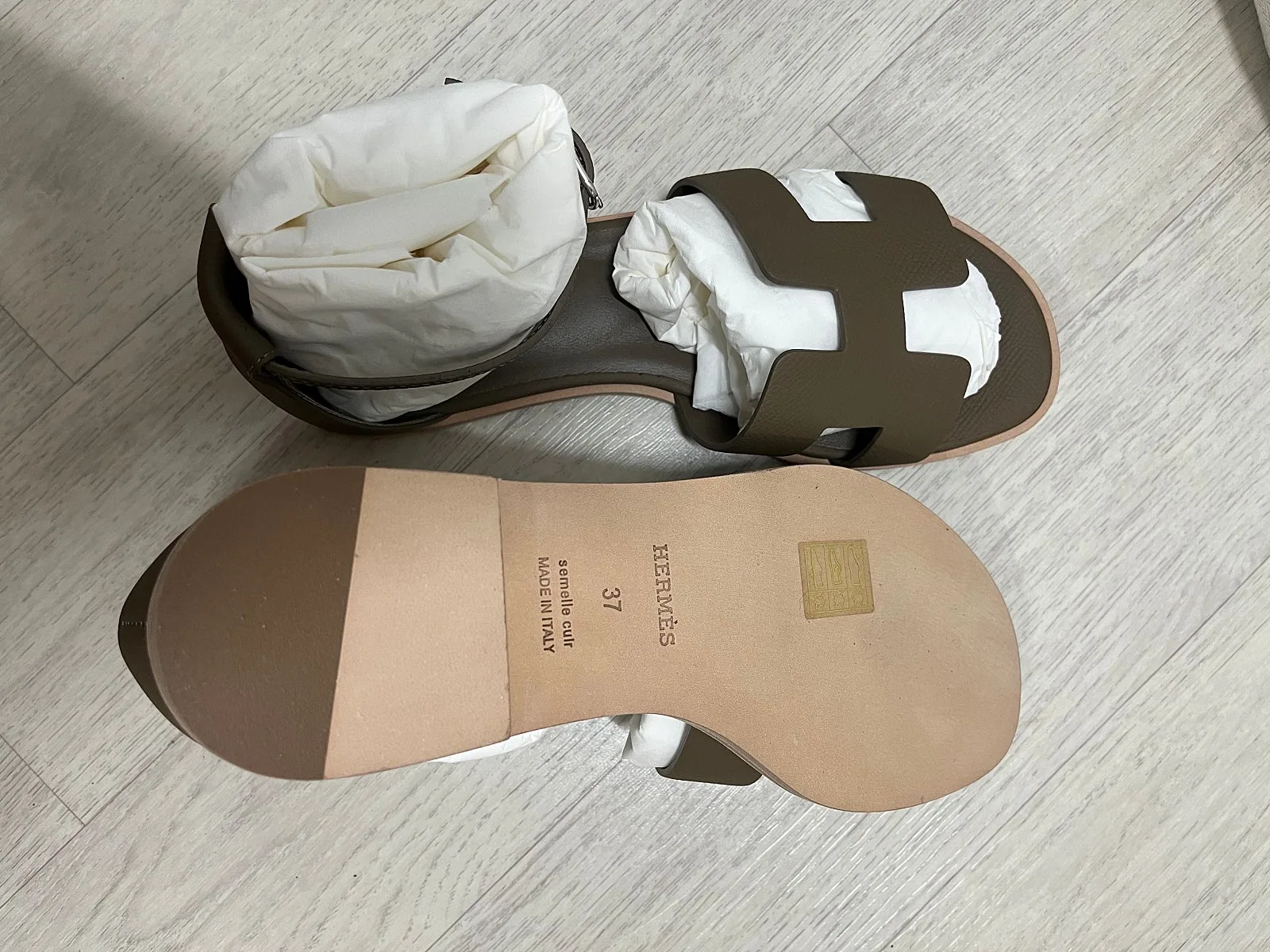 에르메스 산토리니 샌들 37 사진 2