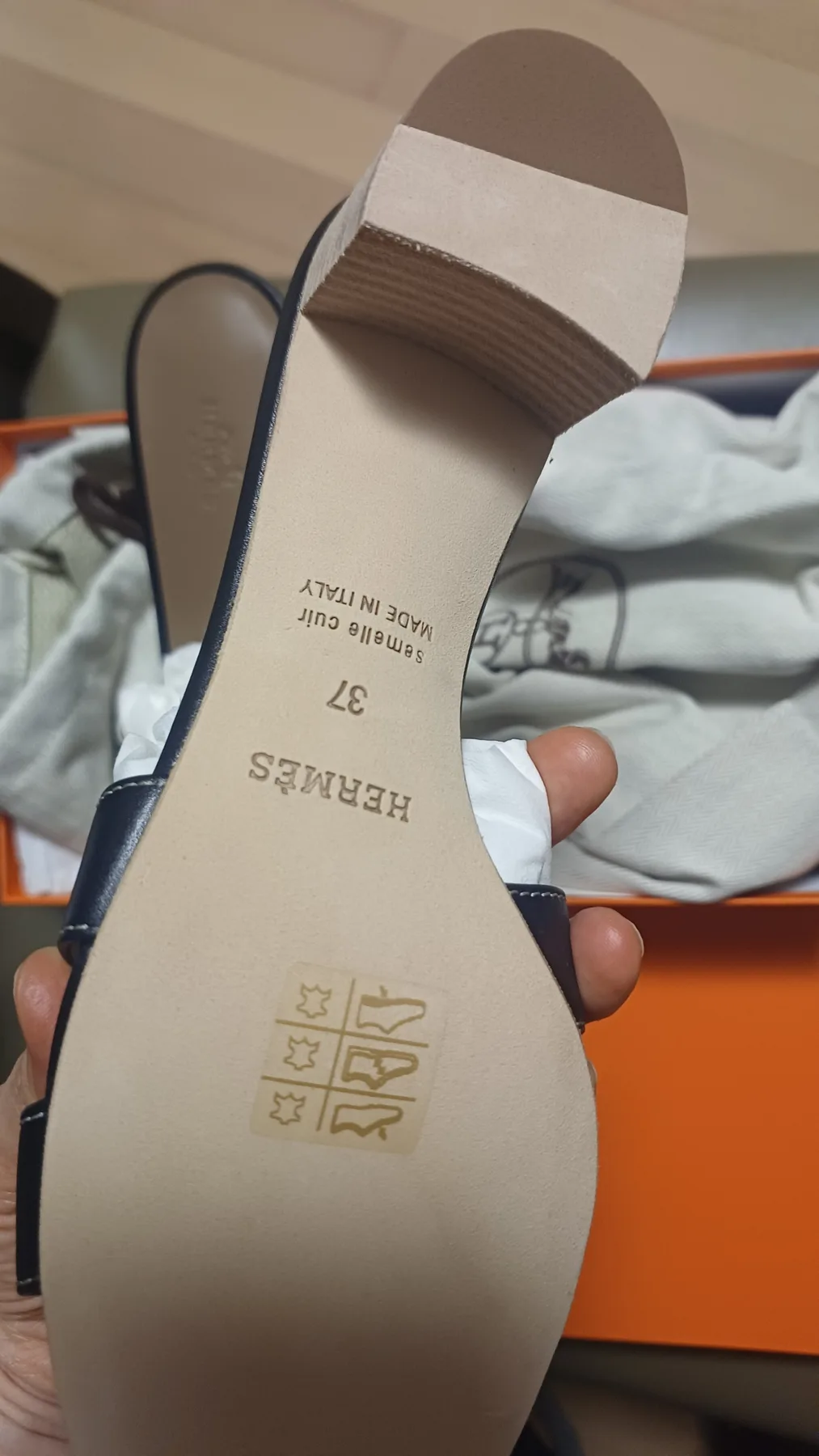 에르메스 오아시스 블랙 새제품 37 사진 2