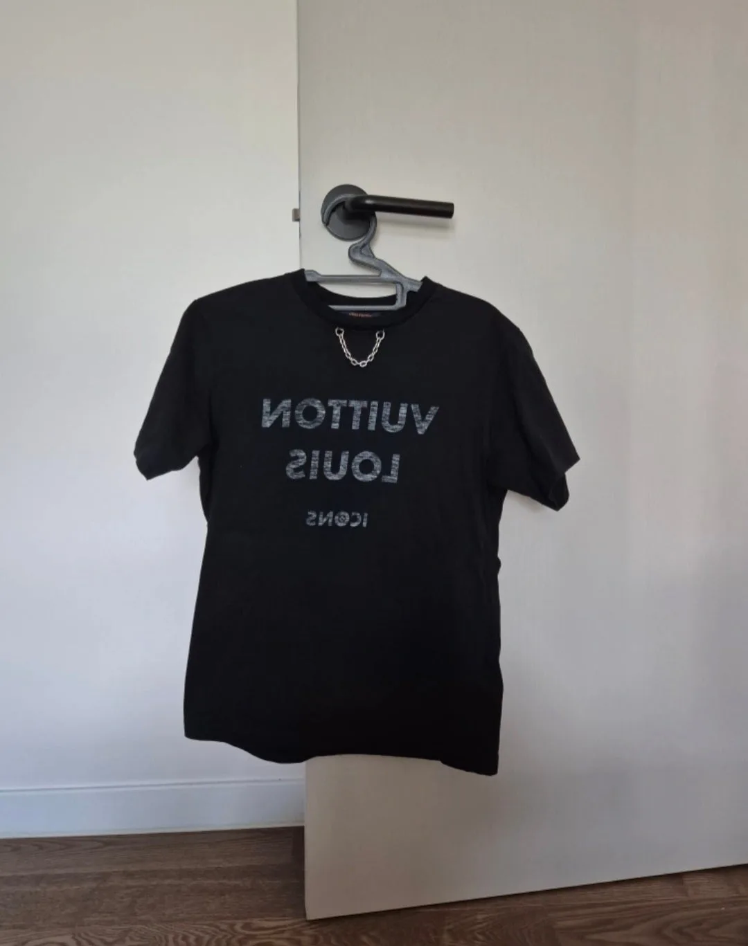 루이비통 반팔티 블랙 S 사진 2