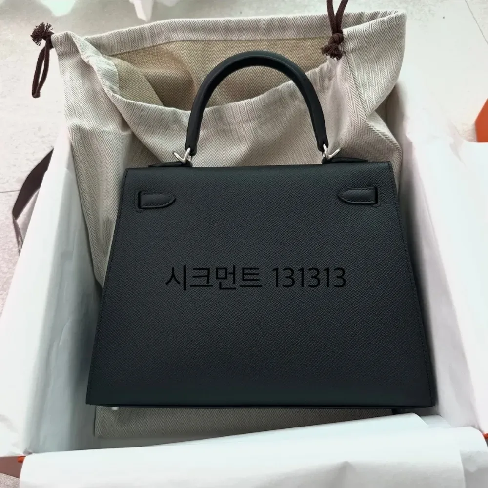 에르메스 켈리 25 앱송 블랙 은장 사진 2