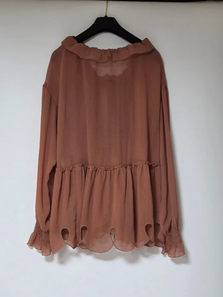 끌로에 씨바이끌로에 Chloe 러플 블라우스 사진 6