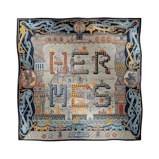 에르메스 Super Silk Quest 90cm 까레