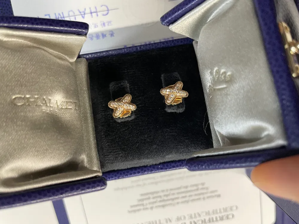 쇼메 주드리앙 파베 귀걸이 사진 2