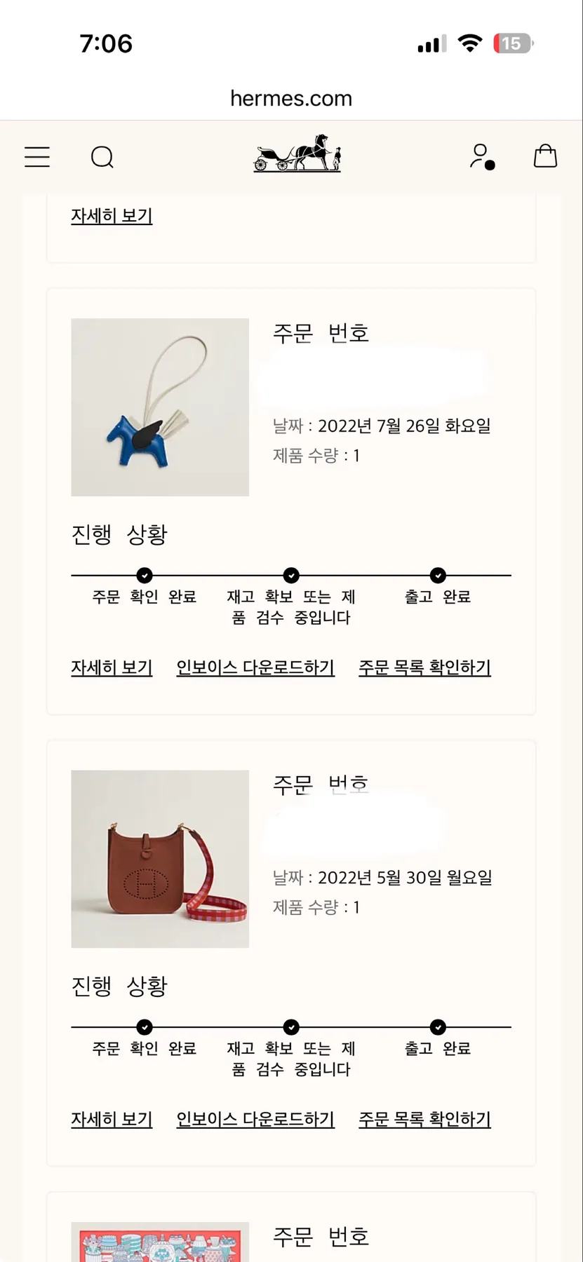 에르메스 로데오 페가수스 pm 사진 5