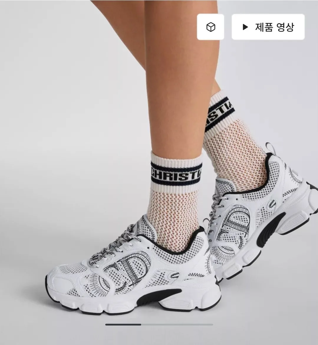 디올 크로노 스니커즈 화이트 사진 5