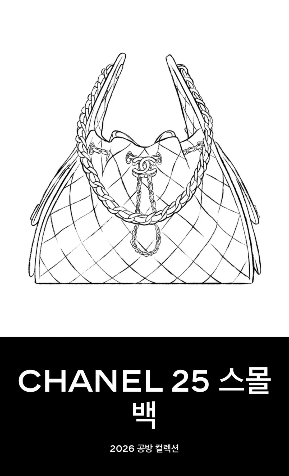 샤넬 25백 블랙 스몰 사진 2