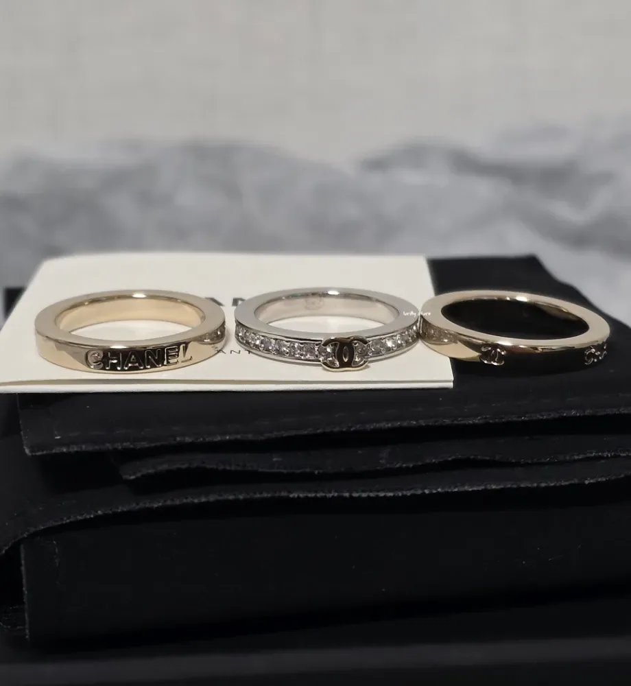 샤넬 26P 반지 3set 사진 3