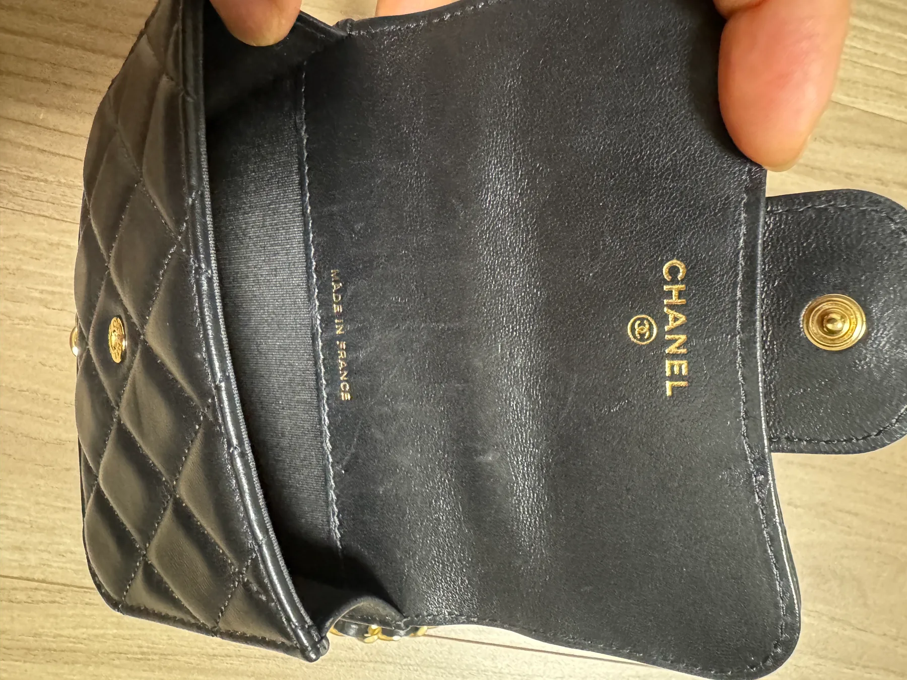 샤넬 코인퍼스 ap2200 빈티지골드 사진 3