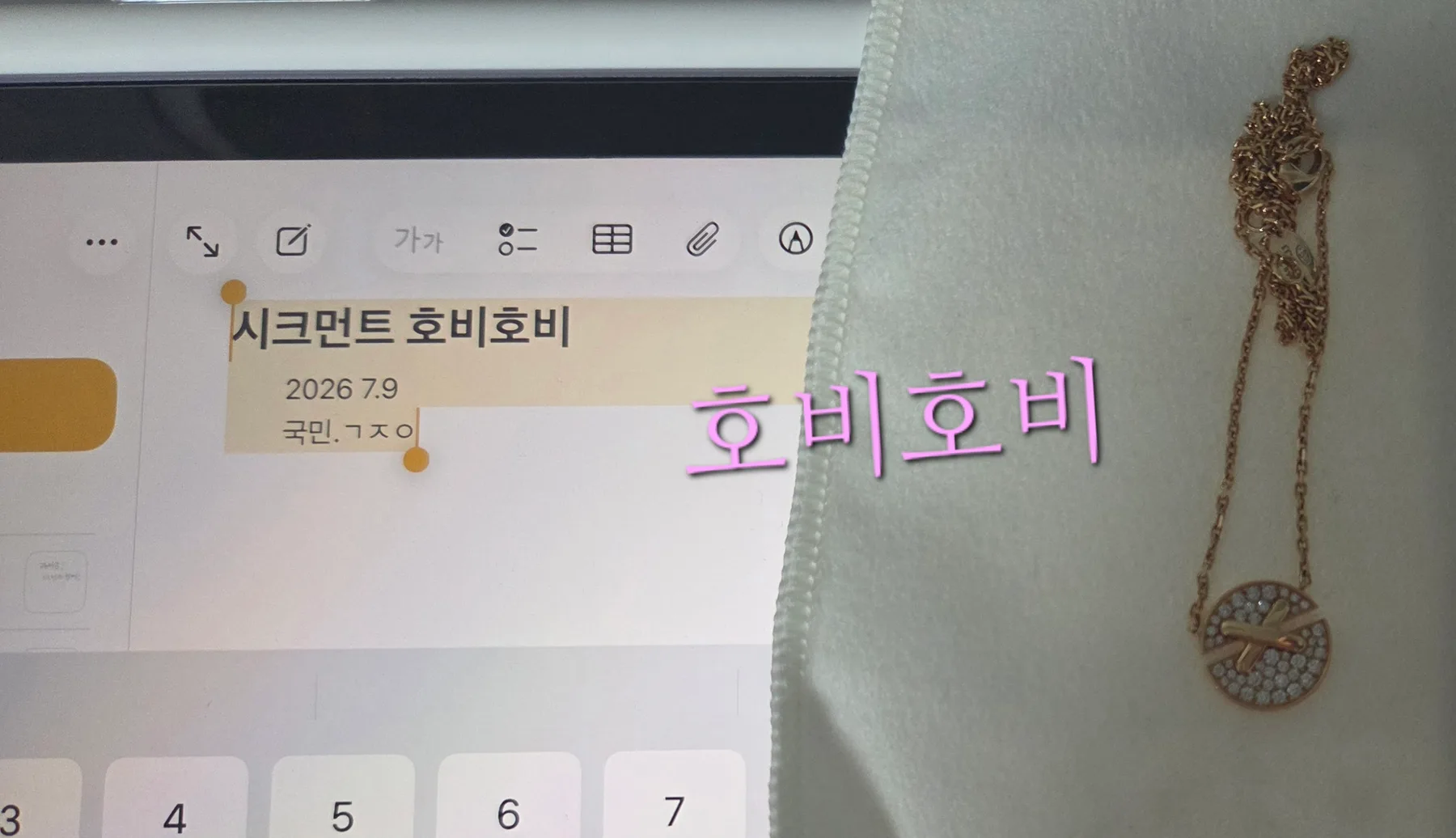 쇼메 주드리앙 하모니 RG 목걸이 사진 8