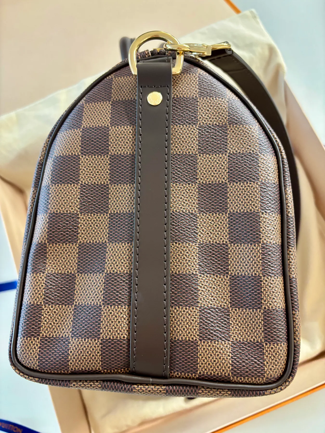 루이비통 Louis Vuitton 스피디 반둘리에 25 다미에 진열급 사진 5