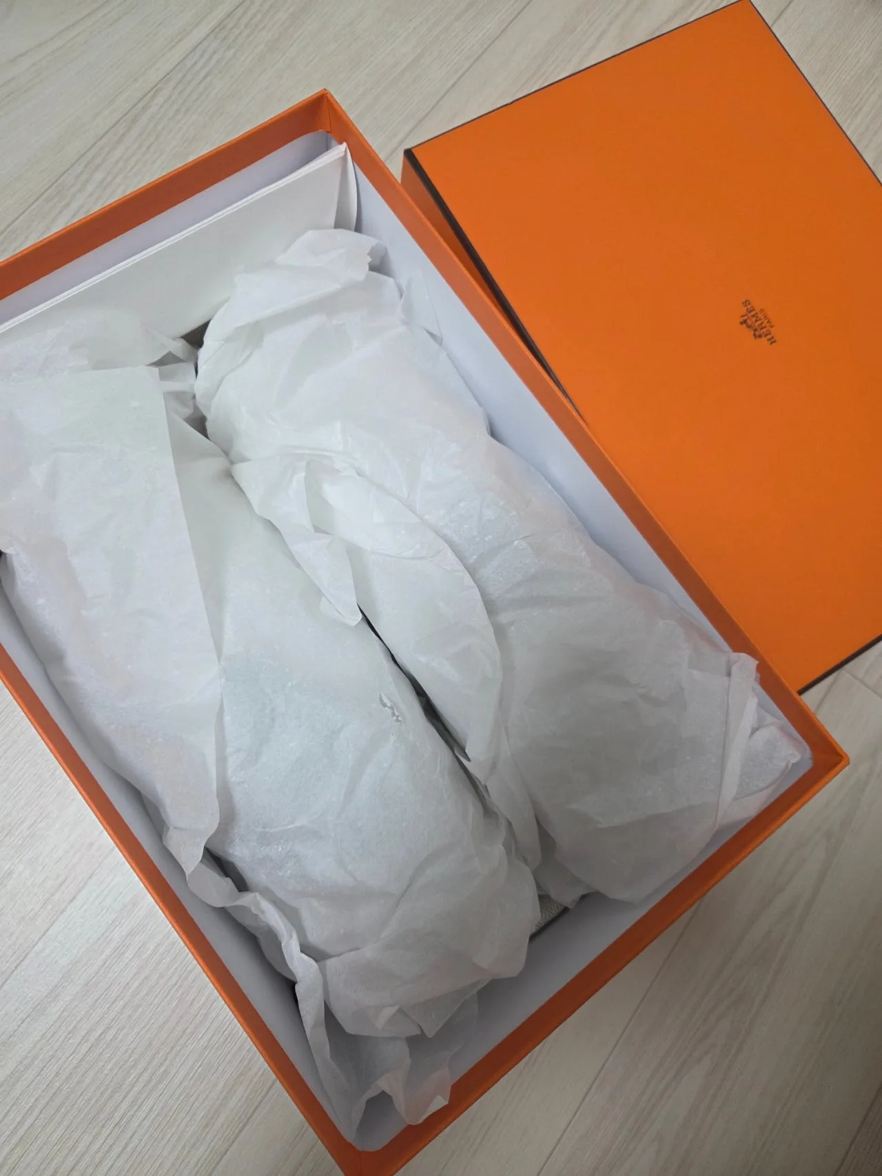 에르메스 Jet 제트 스니커즈 블랑누아 37.5 사진 2