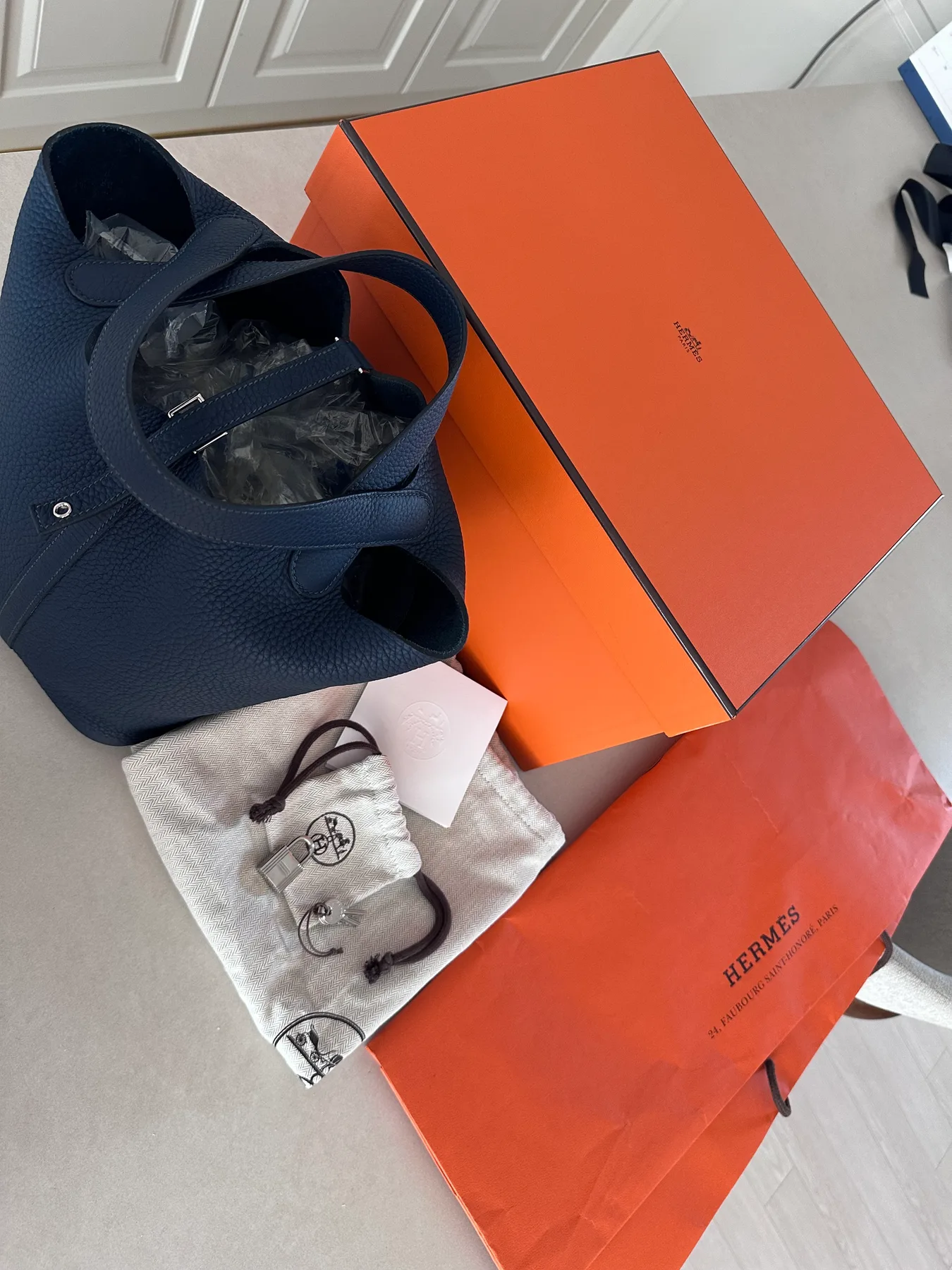 에르메스 피코탄22 블루드 프뤼스 은장 w각인 사진 2