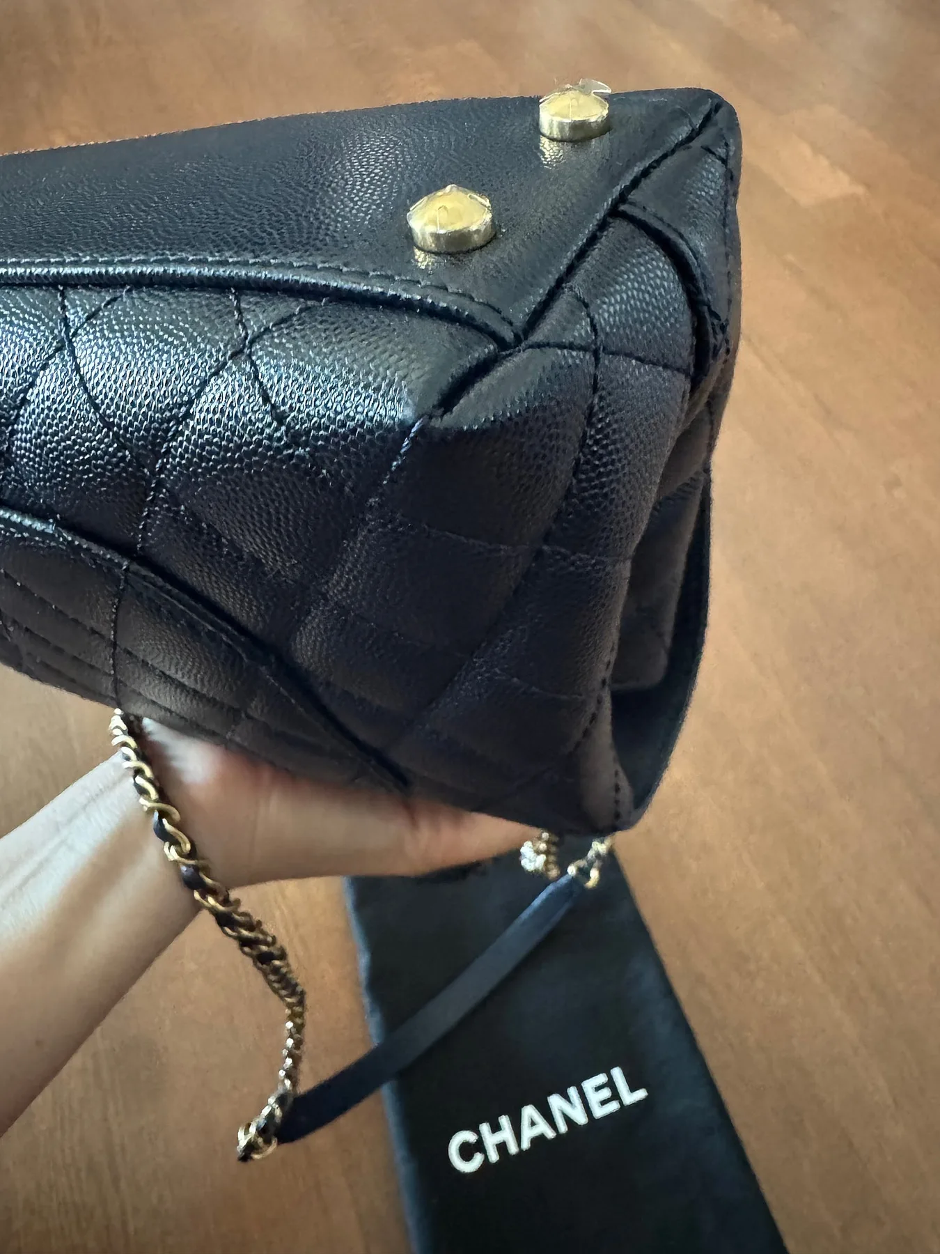 샤넬 코코핸들 다크네이비 사진 3