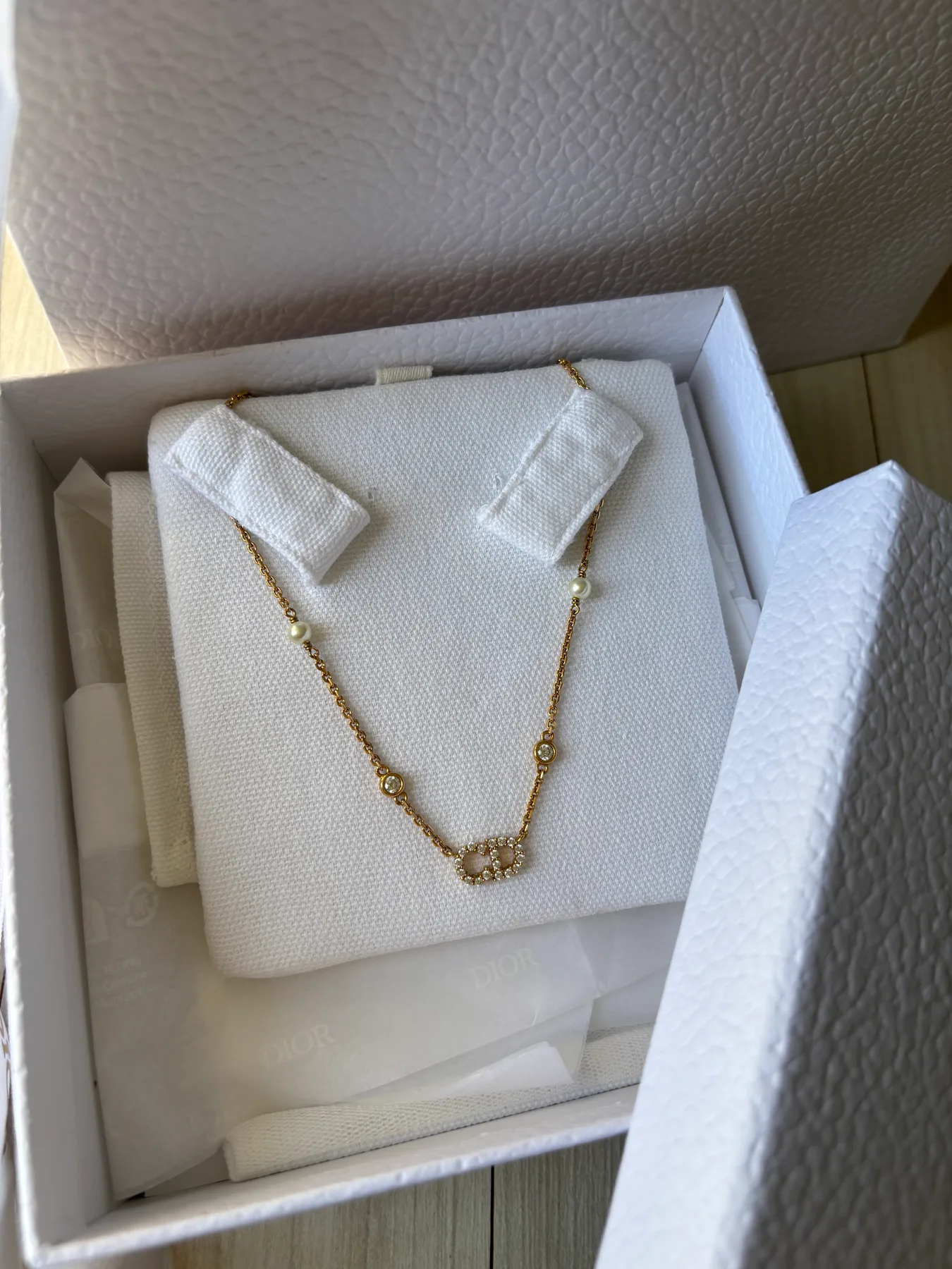 디올 Dior 금장 진주목걸이 Clair D Lune 목걸이 사진 6