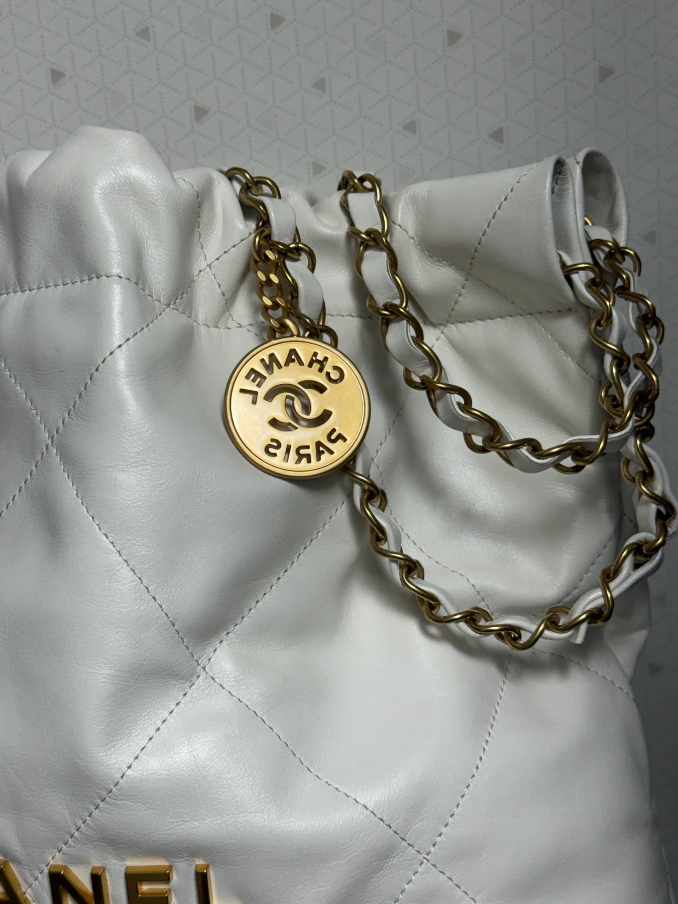 샤넬 CHANEL 22백 핸드백 스몰 as3260 사진 3