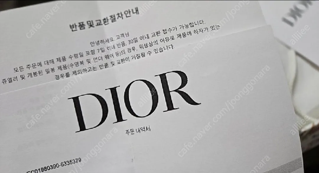 디올 새들 벨트 사진 5